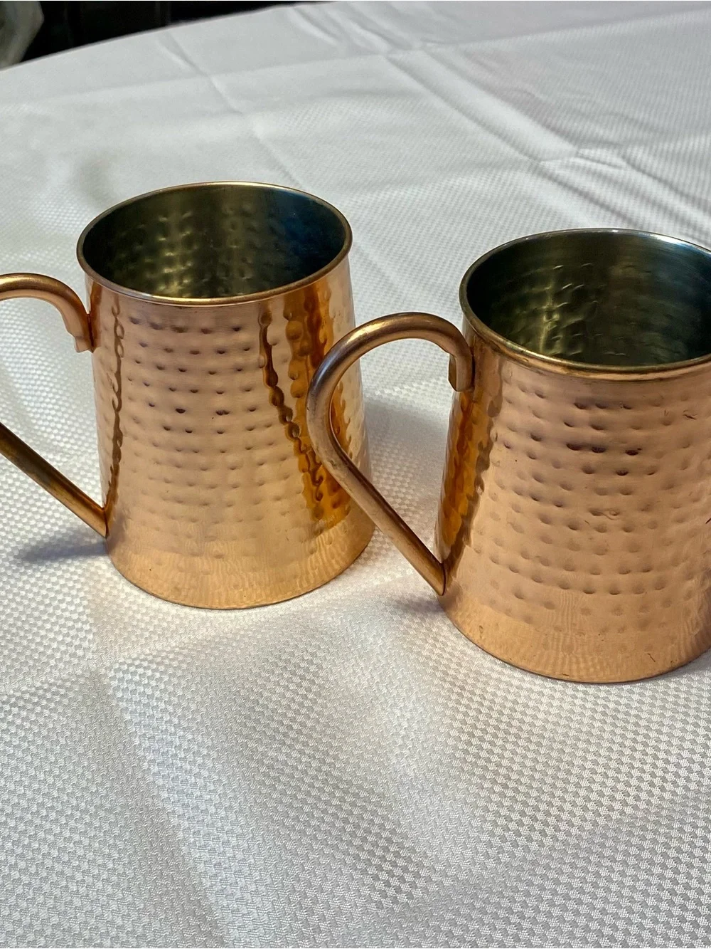 Threshold Hammered Copper-Color Moscow Mule Mugs (Set of 2)